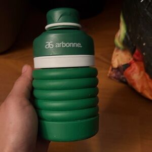 Arbonne Forest Green Foldable Bottle